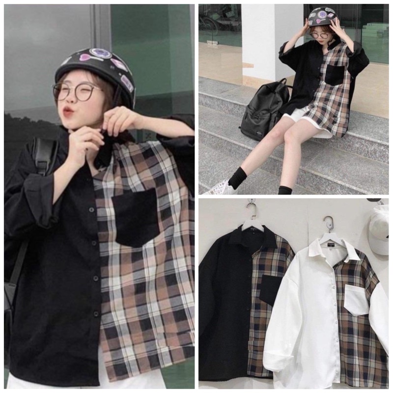 🌸 Thun dài tay form rộng phong cách đường phố vintage cá tính Ulzzang 🌸