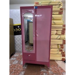 Tủ quần áo sắt 1m8 màu hồng- T8