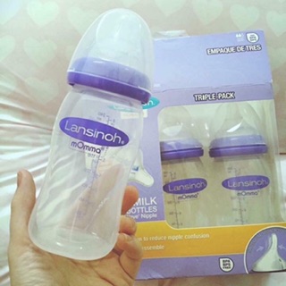 Bình sữa Lansinoh Momma 160ml 240ml