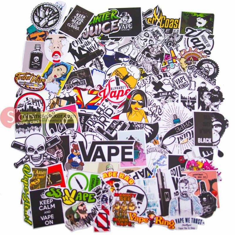 10-50 hình sticker Vape decal ( random hình )