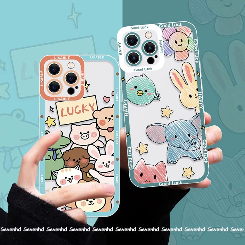 Ốp Điện Thoại Họa Tiết Hoạt Hình Đôi Mắt Thiên Thần Kiểu Graffiti Cho iPhone 14 13 12 11 Pro Max SE2020 X XR Xs Max 7 8 6 6s Plus