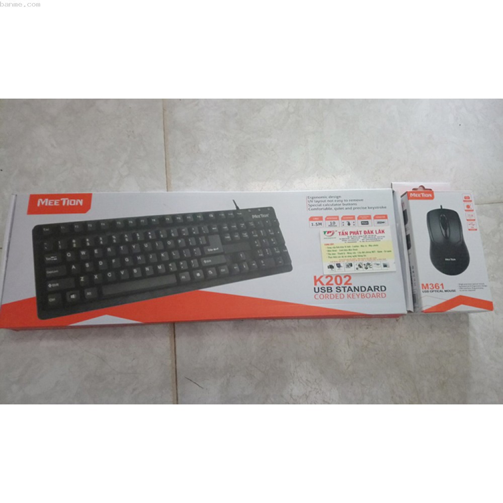 Bộ Phím Chuột Meetion K202+M361 Mua Combo Giảm ngay 50%. | BigBuy360 - bigbuy360.vn