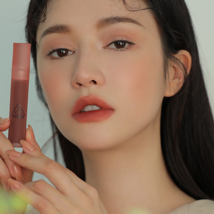 Son Kem 3CE Blur Water Tint màu Sepia Đỏ gạch