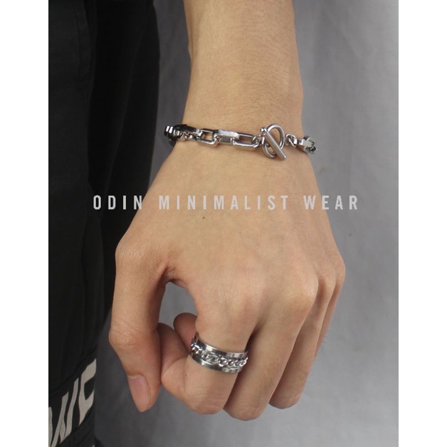 Vòng tay Olympus Chain V3 - Tặng kèm nhẫn Chain- Thép Titan KHÔNG GỈ | Bảo hành trọn đời