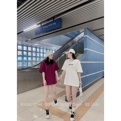 Áo phông nữ dập nổi chữ Dreww