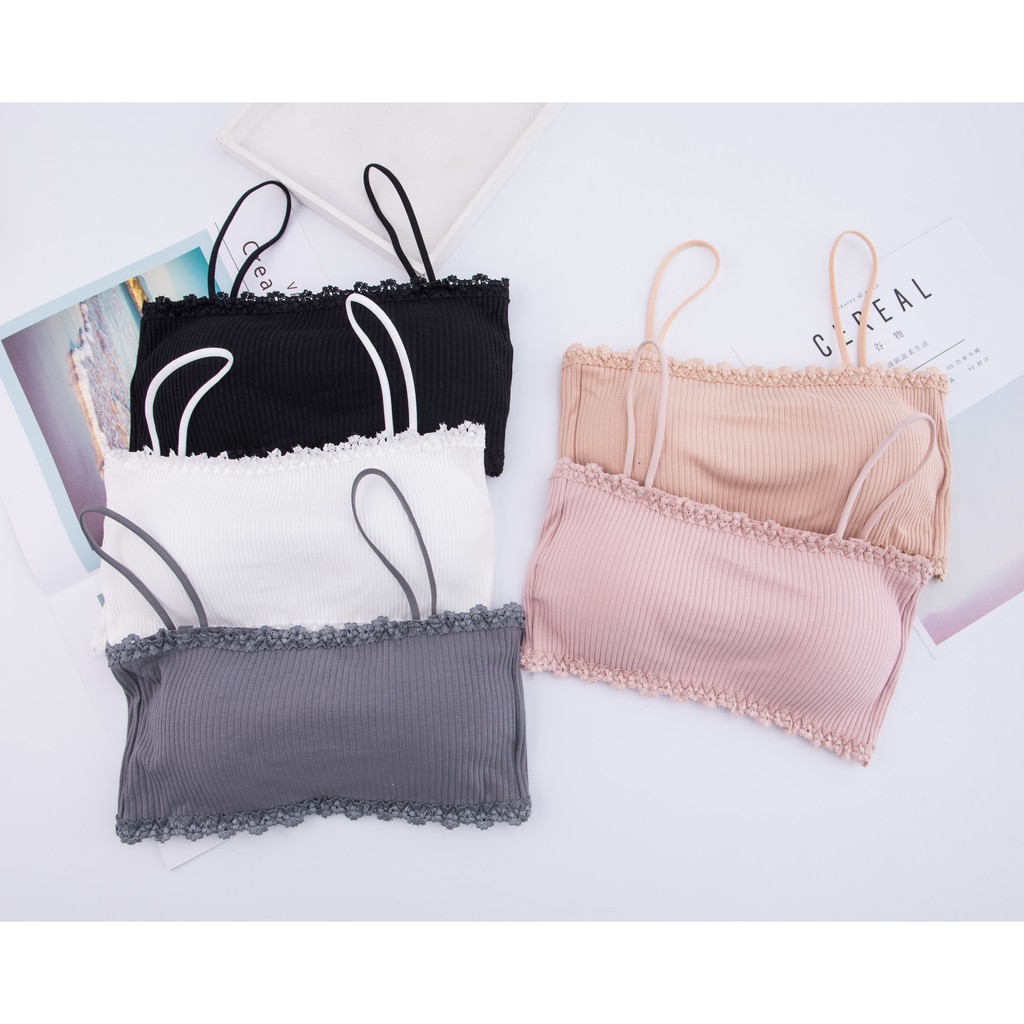 [Mã WABRJB031 giảm 10% đơn 99k] Áo ngực quây Just Bra thun gân mềm êm ái AB129 | BigBuy360 - bigbuy360.vn