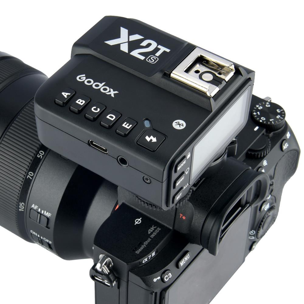 Kích đèn flash godox X2T-C, X2T-N, X2T-S, X1T-S tích hợp TTL