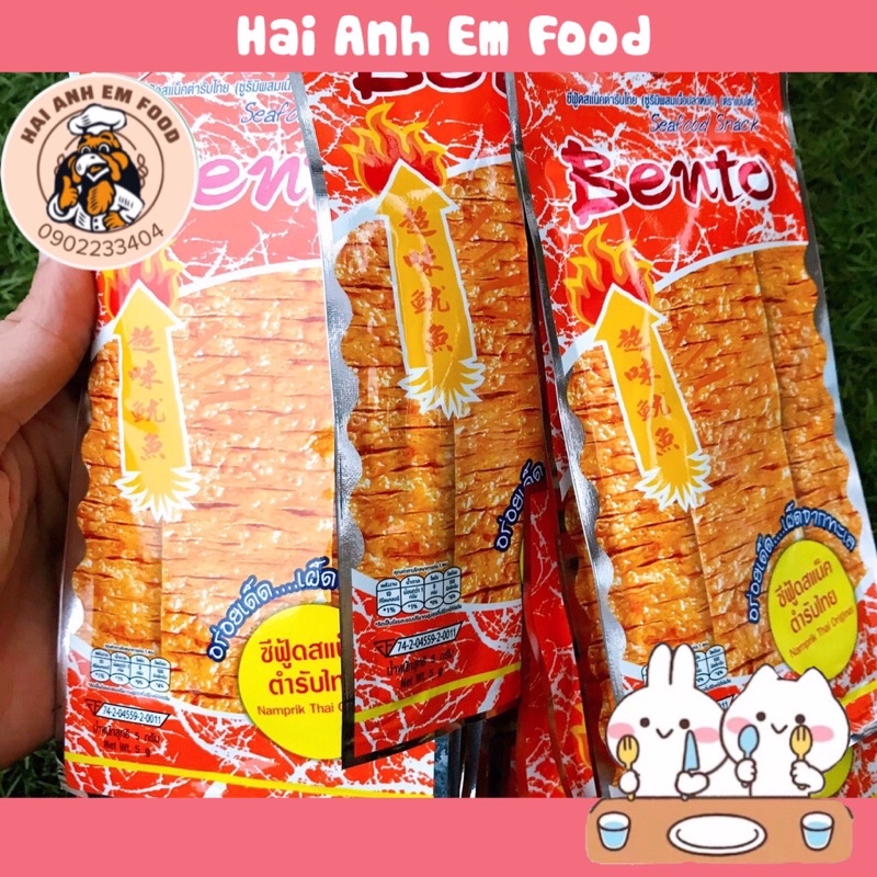 Gói mực Bento Đỏ Thái Lan Cay |gói 6g|