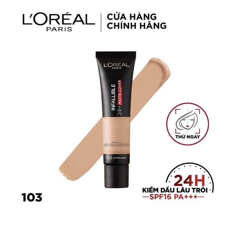 Kem Nền Lâu Trôi L’Oreal Paris Infallible 24H 30ml | BigBuy360 - bigbuy360.vn
