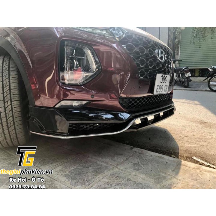 Ốp cản trước Hyundai Santafe  2019-2020 nhựa ABS cao cấp