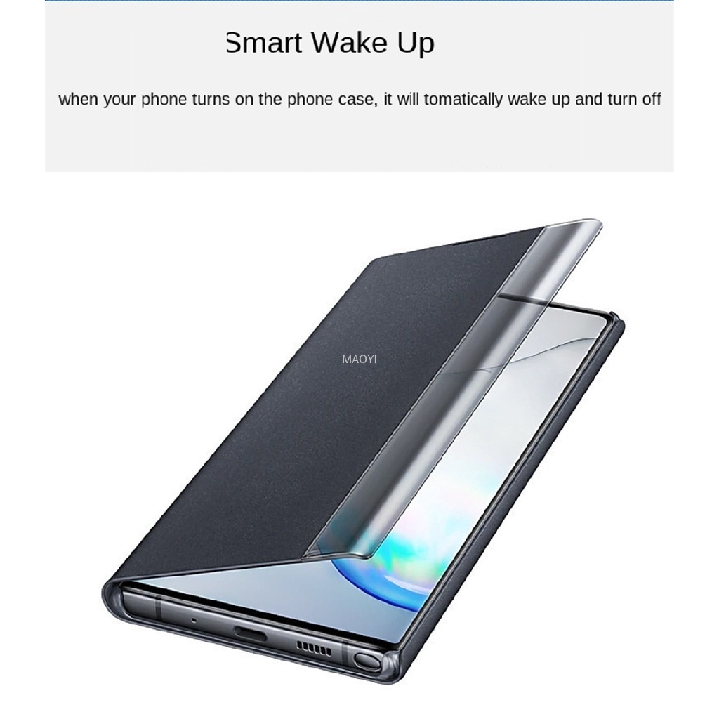 Bao da điện thoại nắp lật phong cách sang trọng cho Samsung S20 S7 S8 S9 S10 Plus Lite Note 8 9 10 Plus