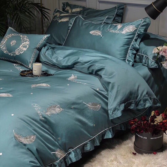 BỘ CHĂN GA GỐI LỤA LÔNG VŨ PRESENT