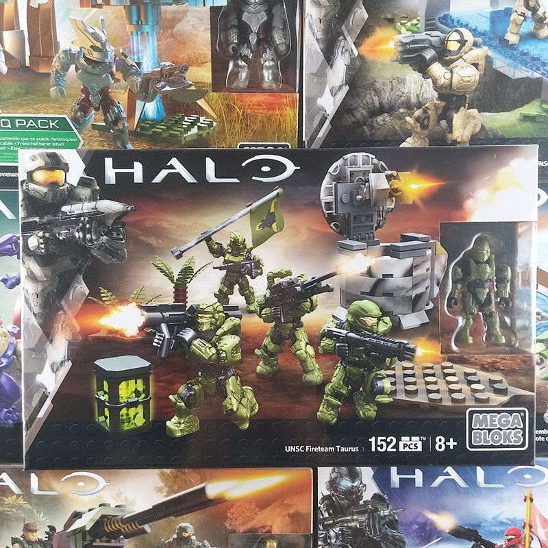 ✨Khối Xây Dựng Mega Bloks Mega / Mega Bloks Halo Halo Halo Ring Spartan Rhino Firepower