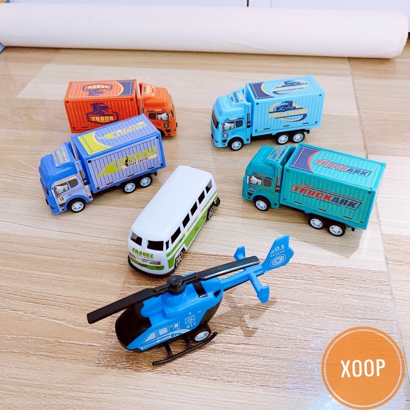 SALE !!! ĐỒ CHƠI XOOP ! HỘP 6 PHƯƠNG TIỆN GIAO THÔNG CHO BÉ (SP001844 ) SHOP PHÚC YẾN