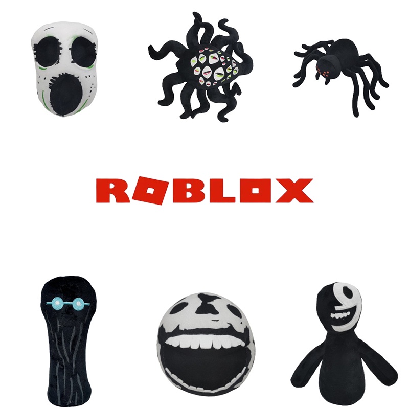 New Game Roblox Doors Plush Toy Screech Glitch Monster Soft Dolls Christmas Kid Gift
