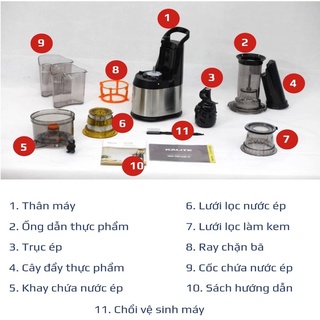 Máy ép chậm Kalite KL 565 công suất 240W