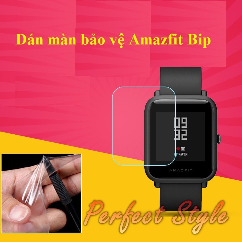 Dán màn chống xước bảo vệ mặt đồng hồ Amazfit Bip