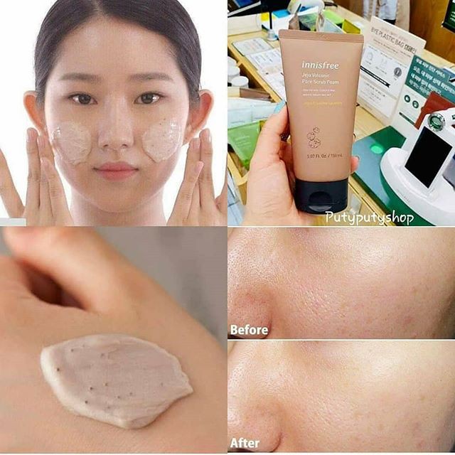 Sữa rửa mặt Innisfree Jeju Volcanic Pore Cleansing Foam 150ml