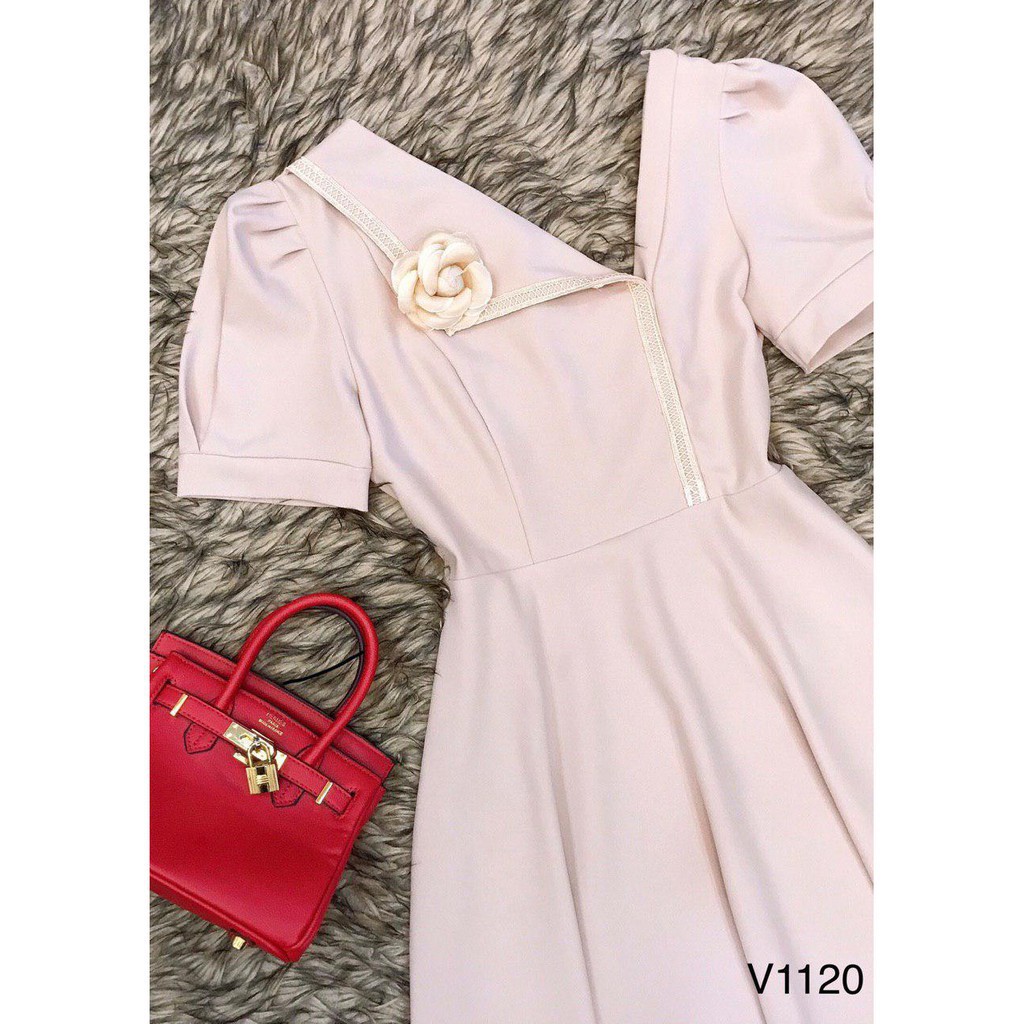 [ xả kho ] MiD Đầm dự tiệc thanh lịch quý phái V1120 Mie Design ( kèm ảnh shop chụp )