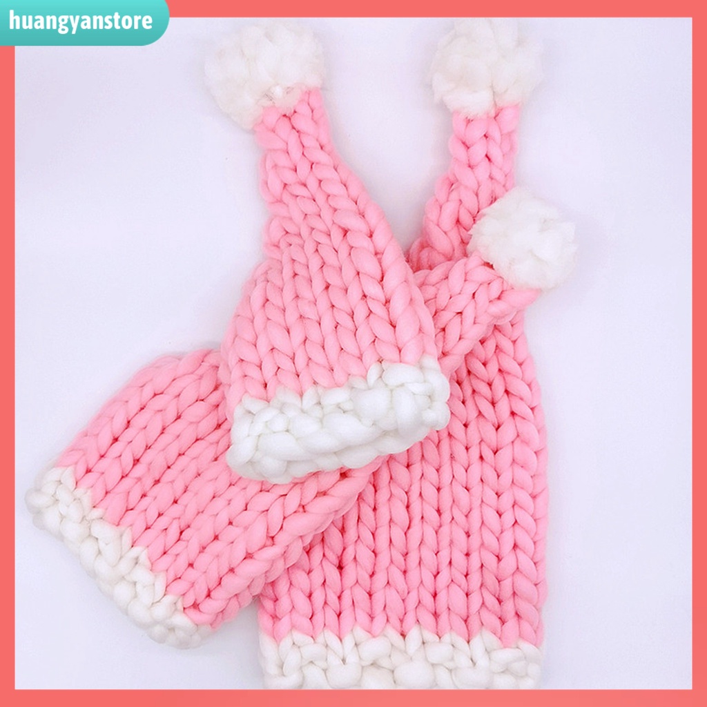 Mũ hóa trang ông già noel mềm mại giữ ấm cho trẻ em