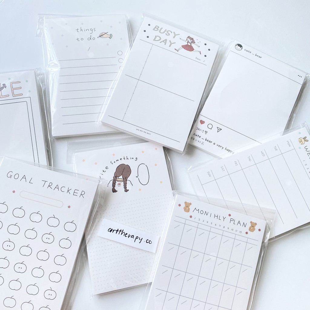 [GIẤY NOTE] Note white phong cách minimalism (nhắn tin chọn mẫu nhé ^^)