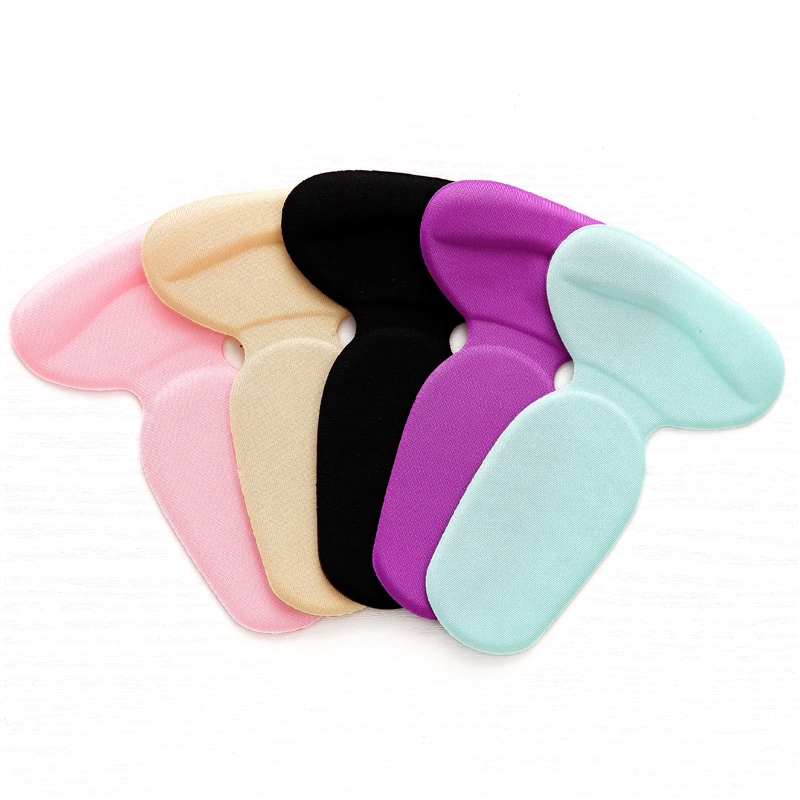2 đệm xốp màu trơn dùng đỡ gót chân khi đi giày
