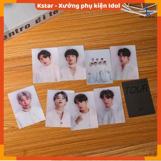 Set card ảnh hình Bangtan và thành viên in 2 mặt unoff ( H2D05 )