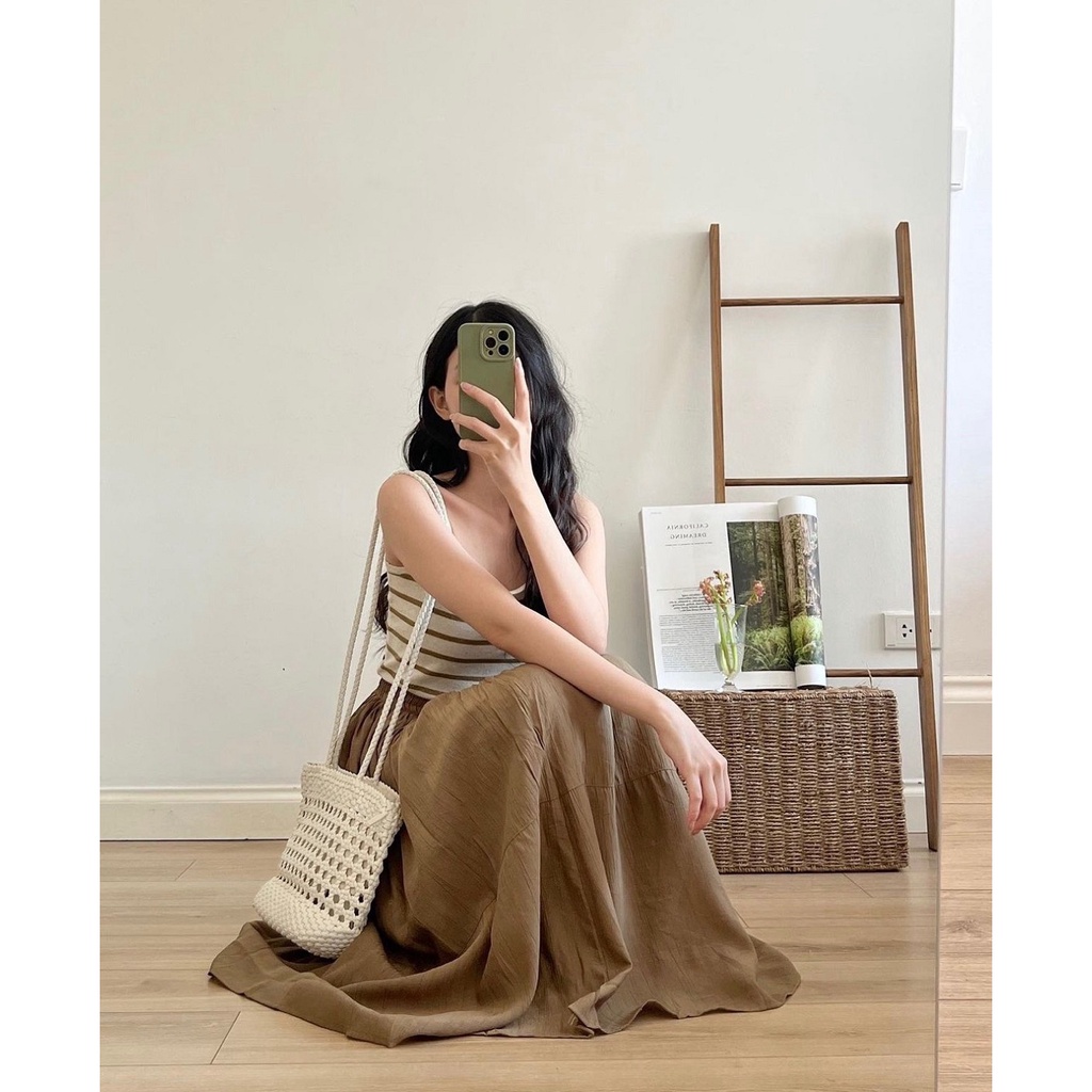 Chân váy voan cạp chun 2 lớp CV233 SUSTORE