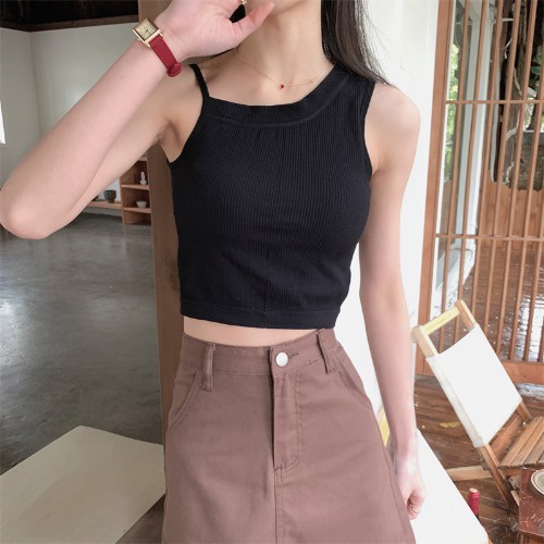 061829 Áo Ngực Dạng Ống Bất Đối Xứng Có Miếng Lót Cố Định