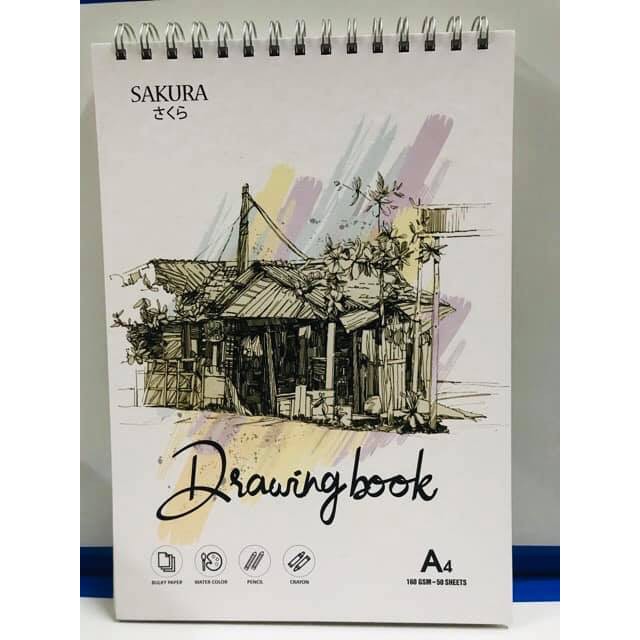 Sổ vẽ màu nước SAKURA , sketchbook loại xịn