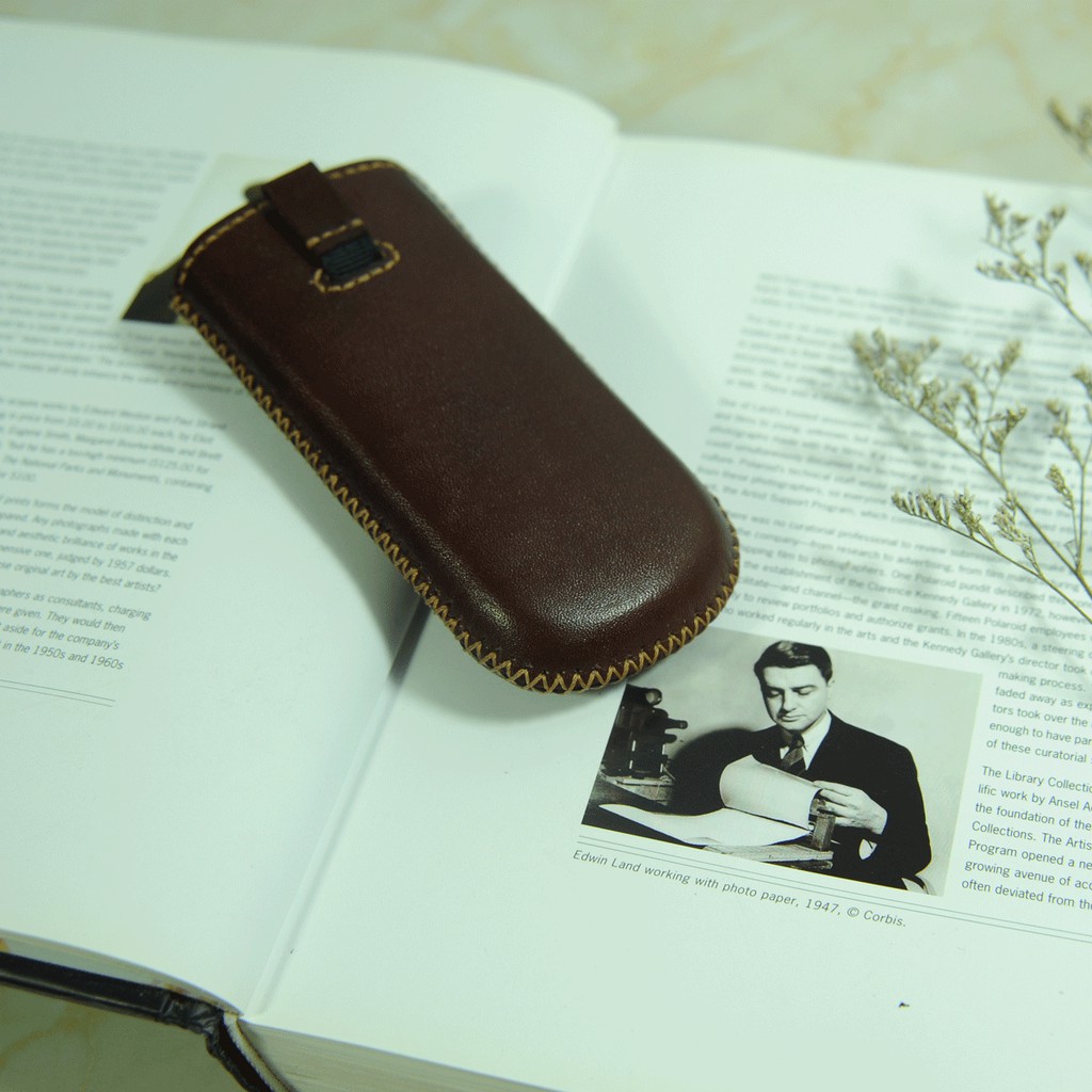 Bao da cho điện thoại Nokia 6700 - Đồ da Handmade - Mino Crafts VI619