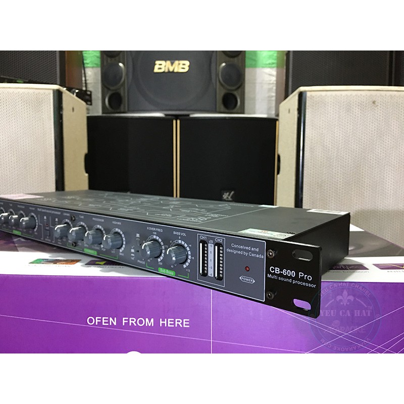 Máy nâng tiếng TD Accoustic CB 600  - Hàng chính hãng, chân AV mạ đồng vàng - Gia Khang Electronics