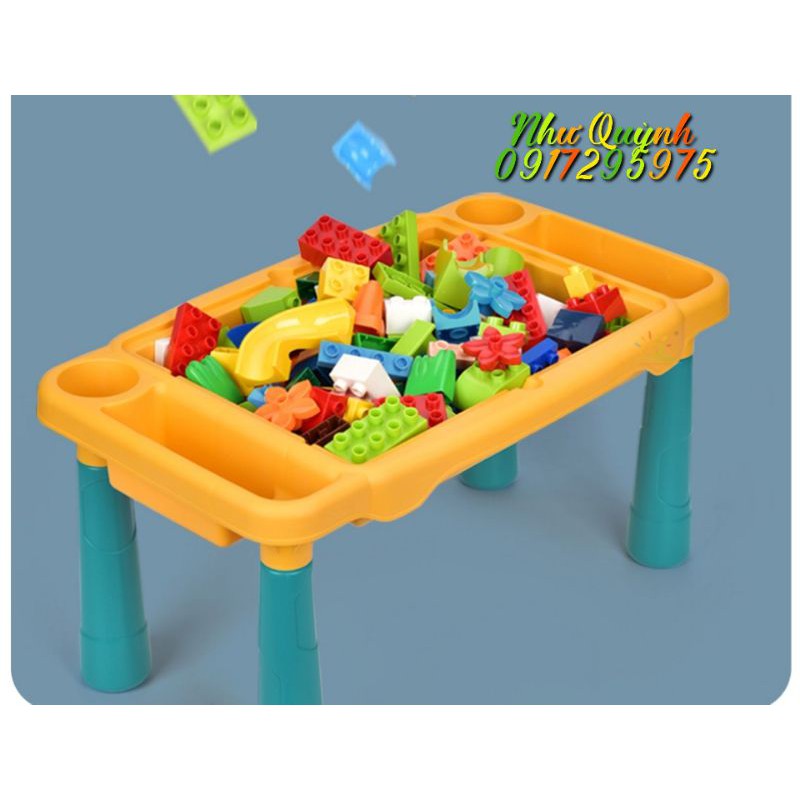 Bàn Lego100 MẢNH LẮP RÁP CẦU TRƯỢT LĂN BI