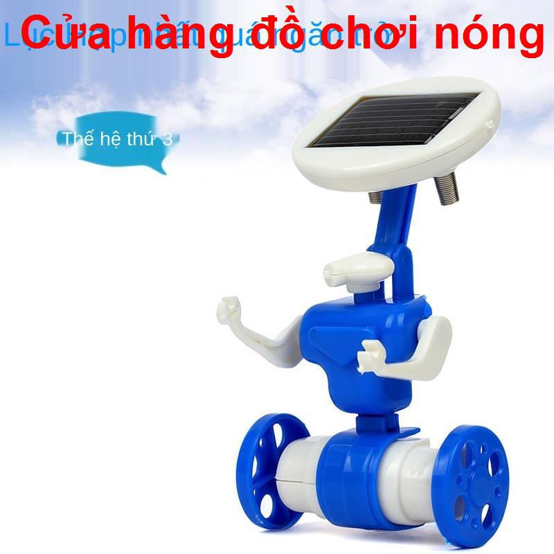 Đồ chơi ô tô năng lượng mặt trời rô bốt giáo dục trẻ em trường tiểu học công nghệ cao sản xuất nhỏ sổ tay khoa phát m