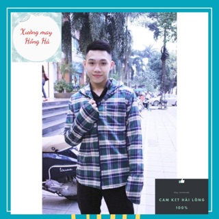 Áo Chống Nắng - Áo Chống Nắng Kẻ Caro - Chất Liệu Kaki Mềm - Thoáng Khí - Làm Mát - Loại 1 Lớp- Hot 2020