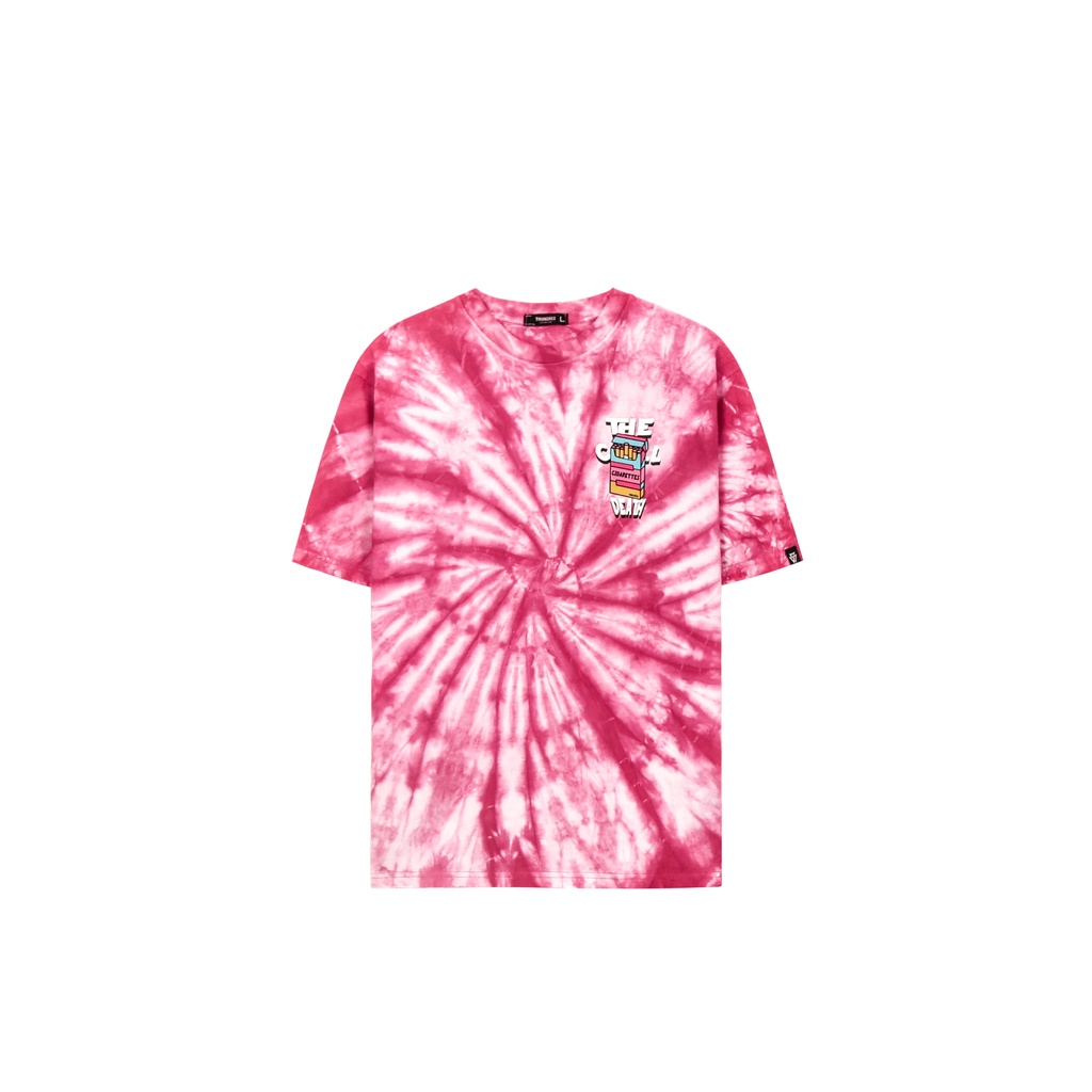 Áo Thun Cigarettes Tie Dye Màu Hồng