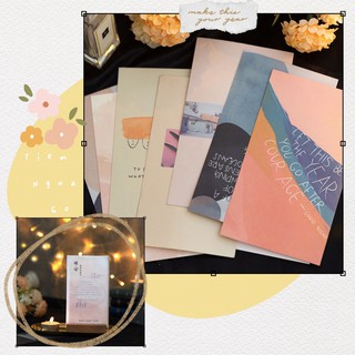 Bộ 10 Postcard Have Good Night Để Trang Trí, Tặng quà, Viết Thiệp - Tiệm Ngựa Gỗ