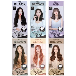 Kem Nhuộm Tóc Mise En Scene Hello Cream X Black Pink