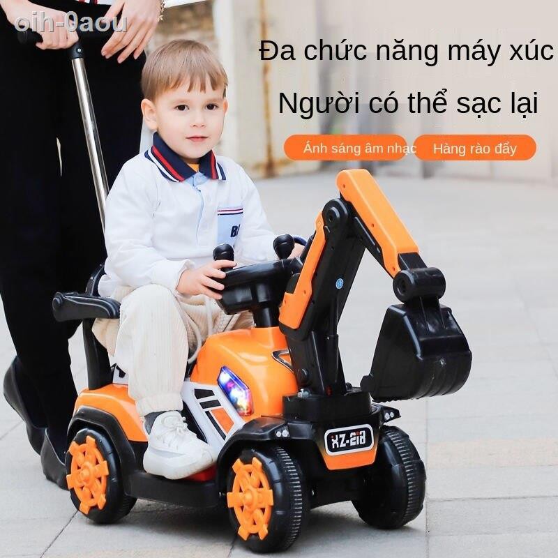 [hàng mới]> máy xúc lớn Không. Ngồi và đi móc điện dành cho trẻ em có thể sạc lại Điều khiển từ xa Kỹ thuật Xe ô tô Đồ c