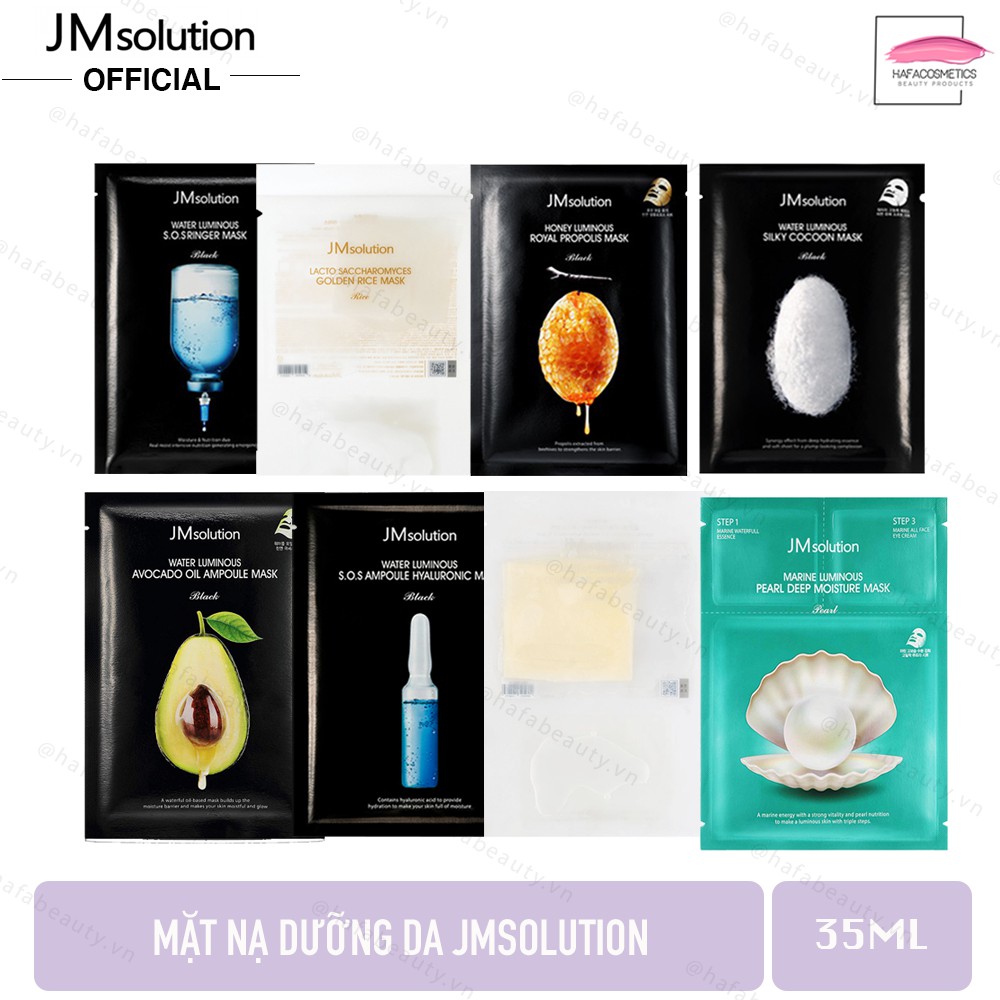 Mặt Nạ Giấy Chăm Sóc Da Toàn Diện Jmsolution Mask _ Jm Solution Chính Hãng