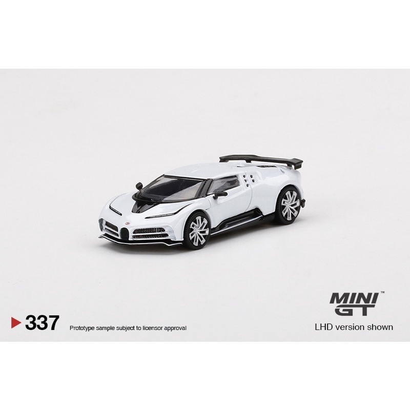 Hobby Store xe mô hình Mini GT 337 Bugatti Centodieci trắng
