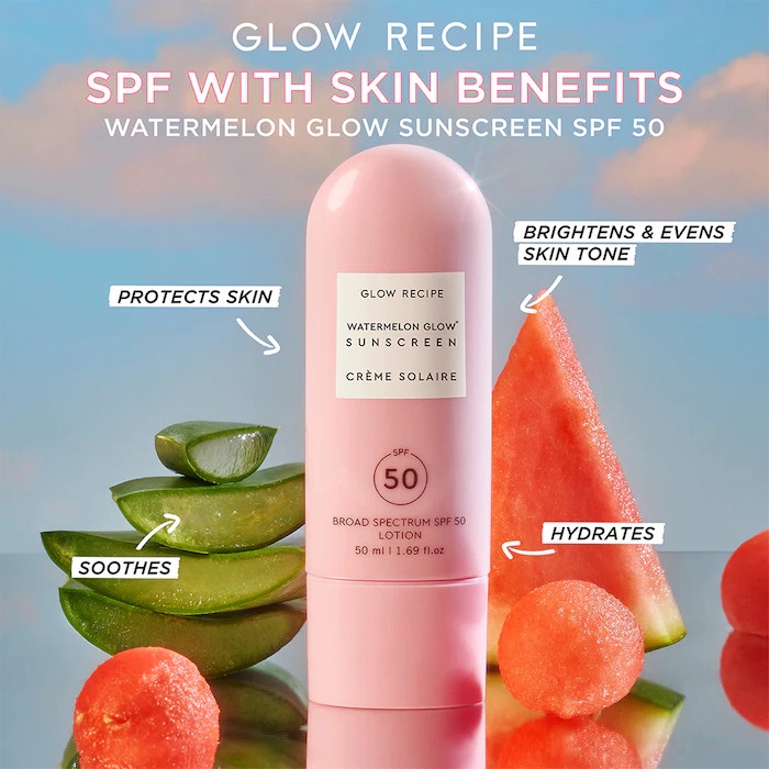 🌿 Kem chống nắng dưa hấu Glow Recipe Watermelon Glow Sunscreen SPF 50