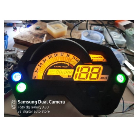 Đồng Hồ Đo Tốc Độ Phân Cực Màn Hình LCD Chuyên Dụng Cho Xe Yamaha Byson