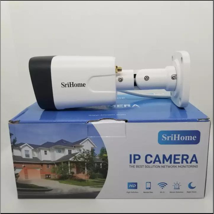 Camera Wifi ngoài trời srihome sh035 3.0 mpx chính hãng SIÊU NÉT  CỰC BỀN - thẻ 64G chính hãng