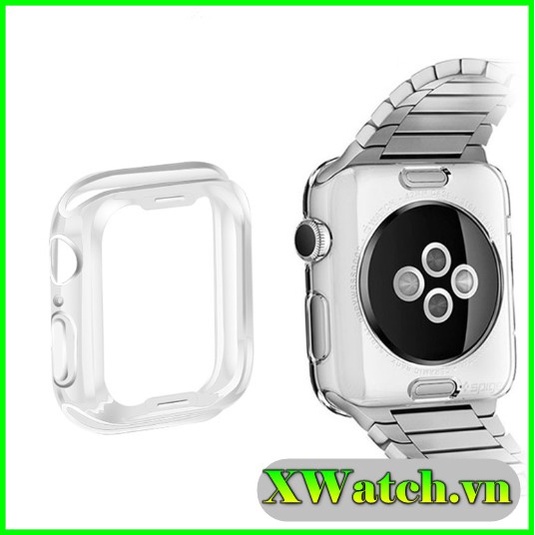 Ốp Viền Bảo Vệ Trong Suốt Apple Watch Series 6 5 4 3 2 1 38mm 42mm 44mm 40mm