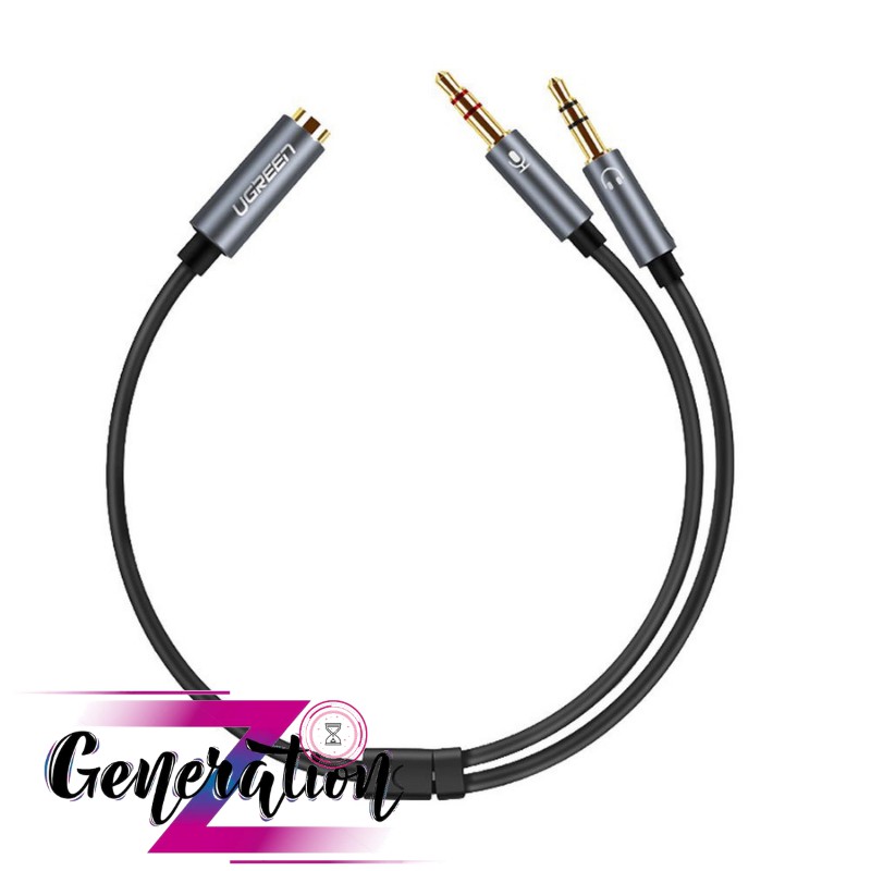 Cáp Gộp Headphone &amp; Mic 3.5 Male To Female UGREEN