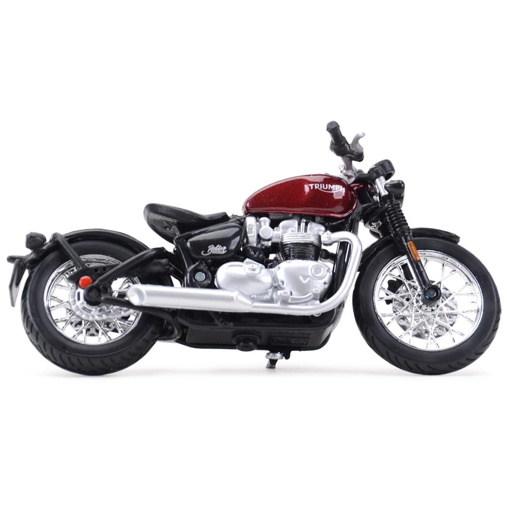 Bburago 1:18 Triumph Bonneville Bobber Die Cast Đồ chơi mô hình tĩnh mô tô sưu tầm