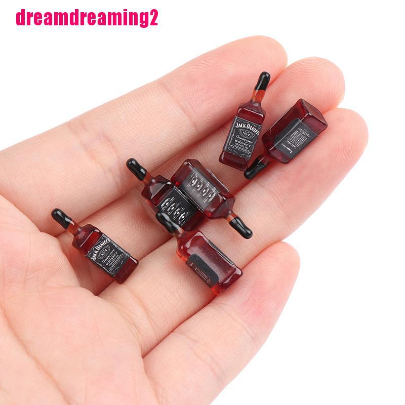 Bộ 10 Chai Rượu Mini Trang Trí Nhà Búp Bê Xinh Xắn
