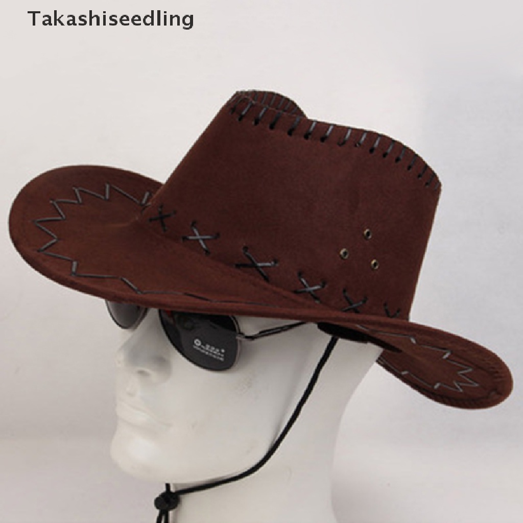 (Takashiseedling) Mũ Cao Bồi Phương Tây Giá Rẻ Cho Quý Ông Cowgirl Jazz