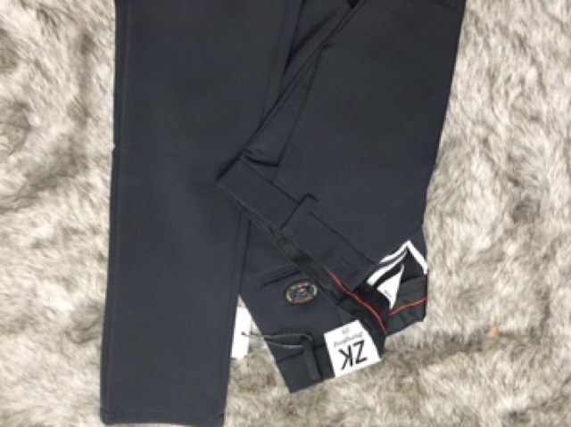 Quần Tây Âu Màu Xám Đen Ống Côn Vải Giản | BigBuy360 - bigbuy360.vn